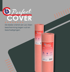 Perfect Cover® Polycover - 50m² / 140gsm - Floor protection - Plaster runner - Covering fleece - Water-repellent - All Floor types - Construction and Renovation