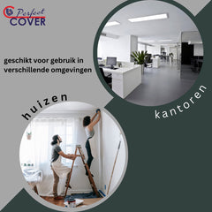 Perfect Cover® Polycover - 50m² / 140gsm - Floor protection - Plaster runner - Covering fleece - Water-repellent - All Floor types - Construction and Renovation