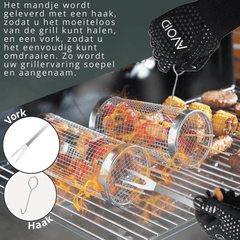 <tc>AVOID</tc>® - Cestello per griglia BBQ - Set da 2 - Disponibile in 2 misure