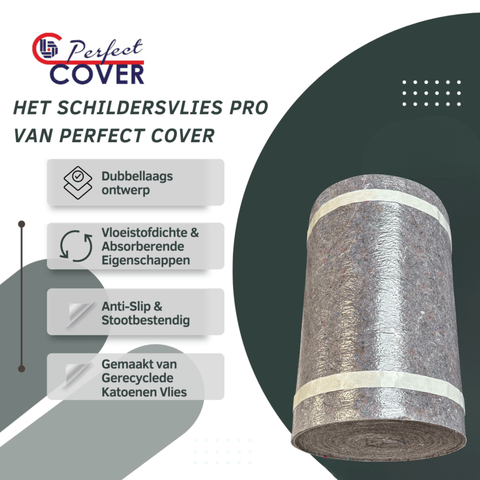 Schildersvlies Pro - 0.33M x 25M - Afdekvlies - Stucloper Vilt