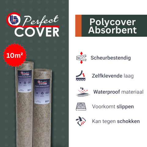 Malervlies Pro - 1M x 10M - Abdeckvlies - Stucloper Filz