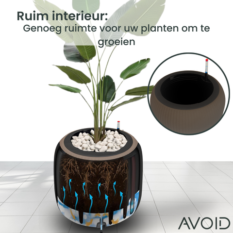 Avoid - Slimme Bloempot - Verticaal Design M