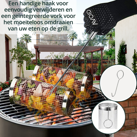 Avoid - Grillmand BBQ - Set Van 2 - 30cm