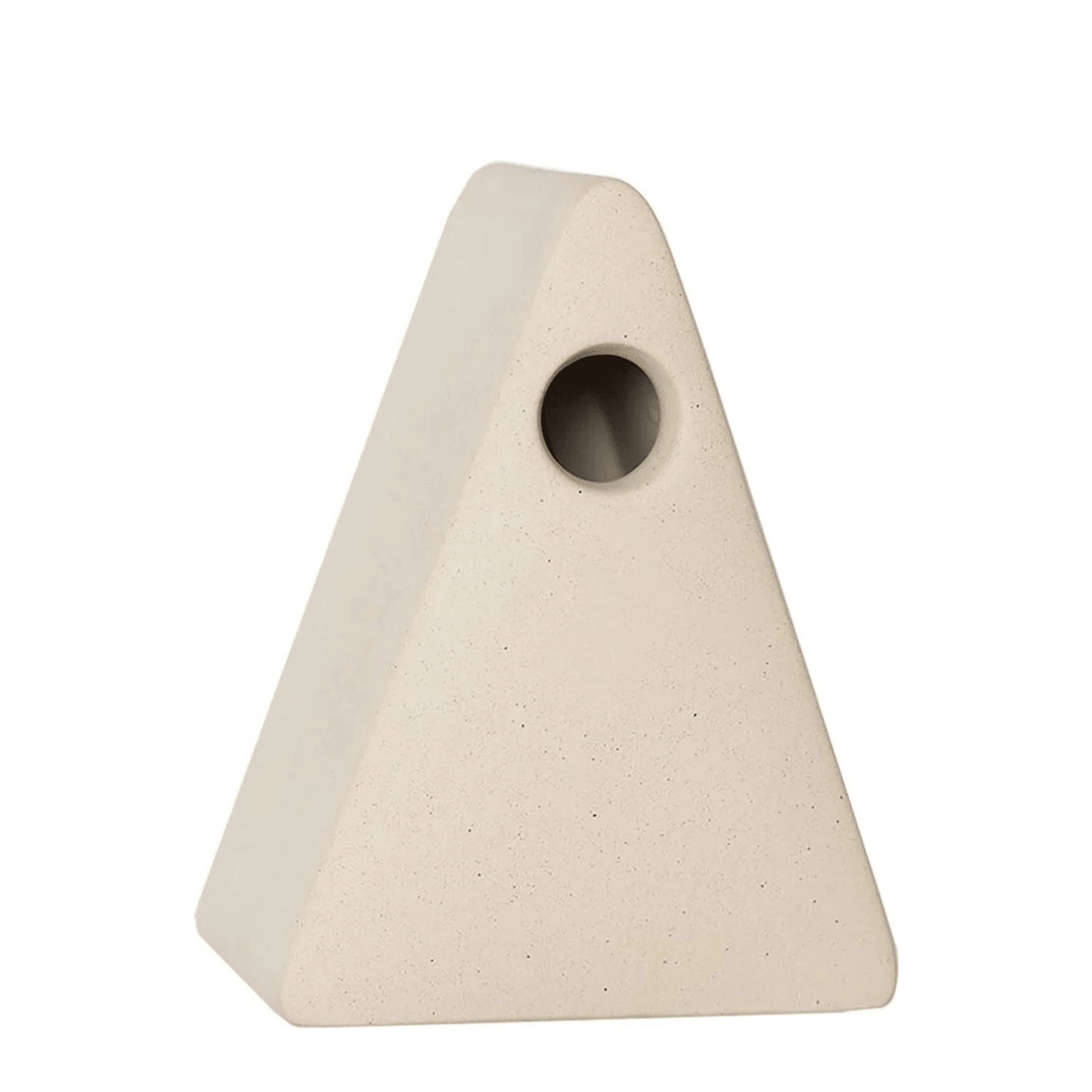 Singing Friend NINA - Ceramic Nesting Box - Beige - Handmade - Sustainable Bird Nesting Box