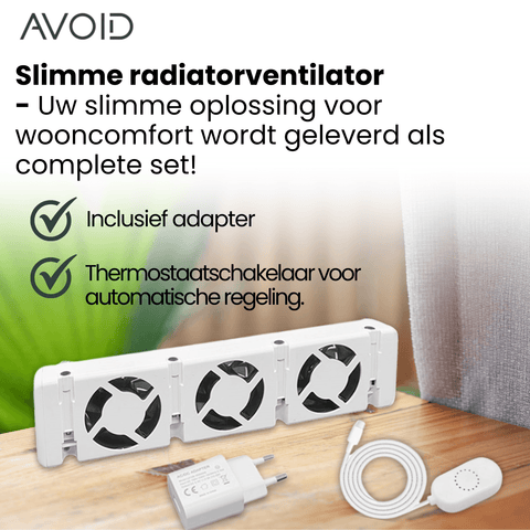 Avoid - Radiator Ventilatoren - Verkrijgbaar in 3 Pakketten